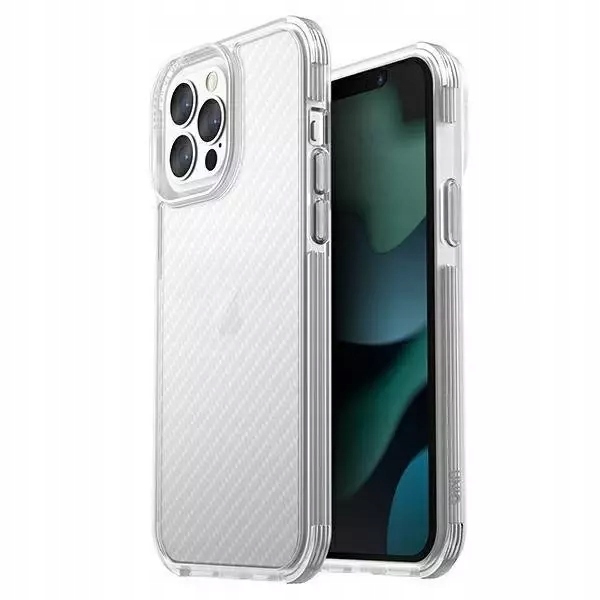 UNIQ COMBAT RUGGED PROTECTIVE CASE WITH 3-TIER IMPACT PROTECTION FOR IPHONE 2021 13 PRO | FROST
